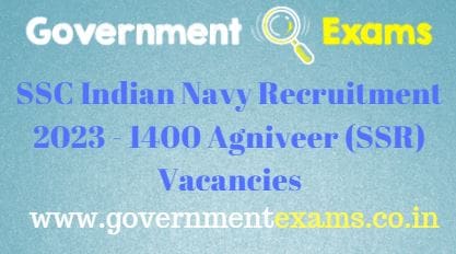 Indian Navy Agniveer SSR Recruitment 2023