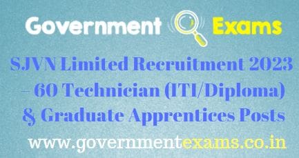 SJVN Ltd Uttarakhand Apprentice Recruitment 2023