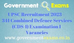 UPSC Combined Defence Services Examination 2023