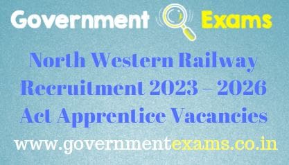 North Western Railway Act Apprentice Recruitment 2023