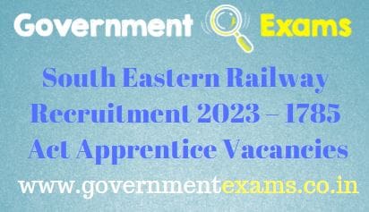 RRC South Eastern Railway Act Apprentice Recruitment 2023
