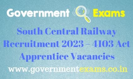 South Central Railway Act Apprentice Recruitment 2023