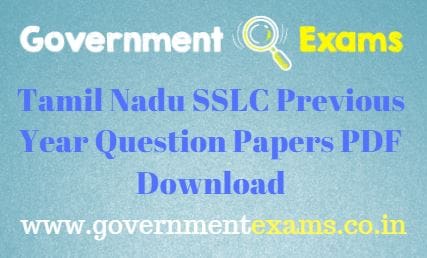 10th Model Question Papers PDF Tamil Nadu