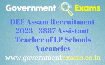 DEE Assam Assistant Teacher Recruitment 2023
