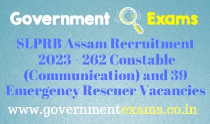 SLPRB Assam Constable of Police Recruitment 2023