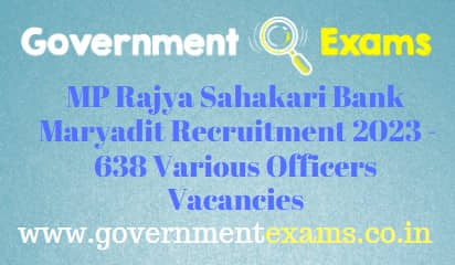 MP Rajya Sahakari Bank Maryadit Recruitment 2023