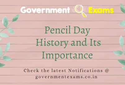Pencil Day in India