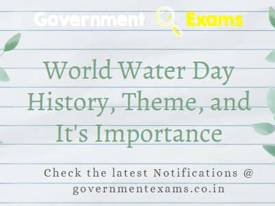 World Water Day Speech and Theme