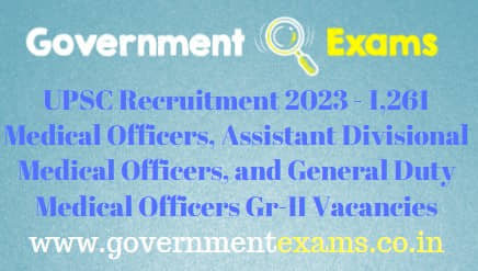 UPSC Combined Medical Services Examination 2023