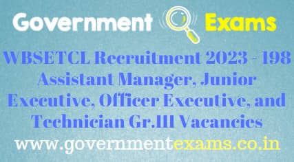 WBSETCL Assistant Manager Recruitment 2023