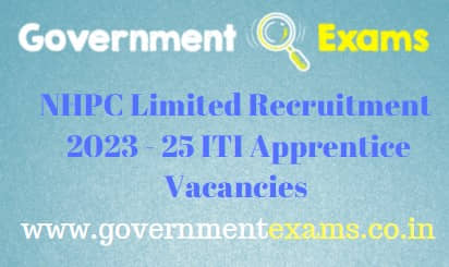 NHPC Limited ITI Apprentice Recruitment 2023