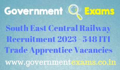 South East Central Railway Trade Apprentice Recruitment 2023