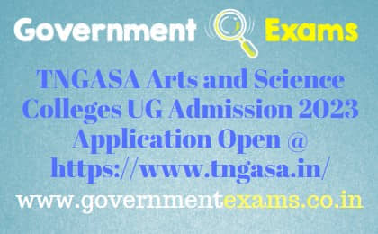Tamil Nadu Government Arts and Science Colleges Admission 2023