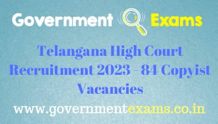 Telangana HC Copyist Recruitment 2023