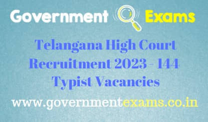 Telangana HC Typist Recruitment 2023