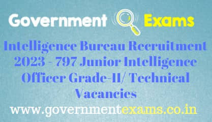 IB Junior Intelligence Officer Recruitment 2023