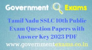 Tn 10th Public Exam Question Paper 2023 Government Exams Tn 10th Public Exam Question Paper 2023 Government Exams