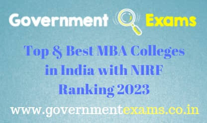 Top MBA Colleges in India NIRF Ranking 2023