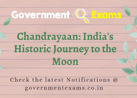 Chandrayaan Mission and Its Importance