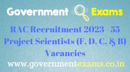 DRDO RAC Project Scientists Recruitment 2023