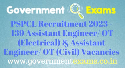 PSPCL Assistant Engineer OT Recruitment 2023