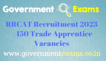 RRCAT Trade Apprentice Recruitment 2023