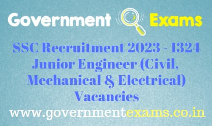 SSC Junior Engineer Recruitment 2023