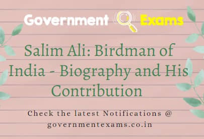 Salim Ali Birdman of India