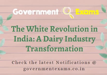 White Revolution in India