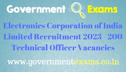 ECIL Hyderabad Technical Officer Recruitment 2023
