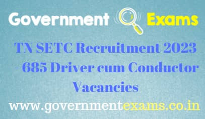 TN SETC Driver Recruitment 2023