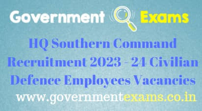 HQ Southern Command Recruitment 2023