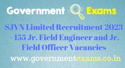 SJVN Jr Field Engineer Officer Recruitment 2023