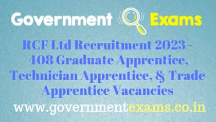 RCF Ltd Apprentice Recruitment 2023