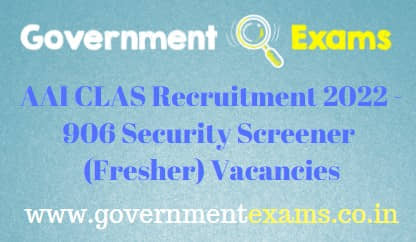 AAICLAS Security Screener Fresher Recruitment 2023