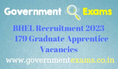 BHEL Graduate Apprentice Recruitment 2023