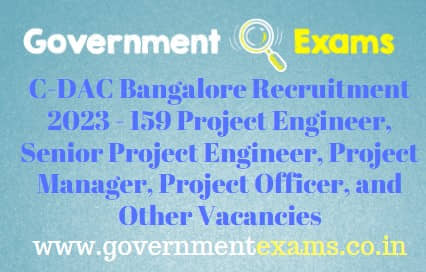 C-DAC Bangalore Recruitment 2023