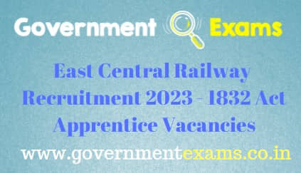 East Central Railway Act Apprentice Recruitment 2023