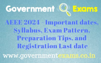 AEEE Exam Details 2024