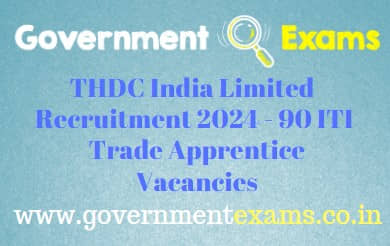 THDC Tehri Trade Apprentice Recruitment 2024