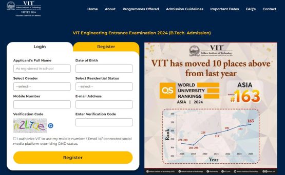 VITEEE Exam Date 2024 & Application Form - Government Exams