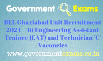 BEL Ghaziabad EAT Technician Recruitment 2024