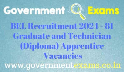 BEL Graduate Technician Apprentice Recruitment 2024
