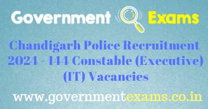 Chandigarh Police Constables Recruitment 2024