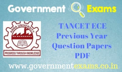 TANCET ECE Question Papers PDF