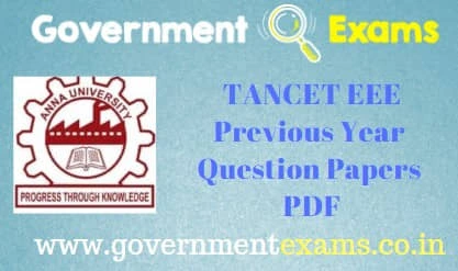 TANCET EEE Question Papers PDF