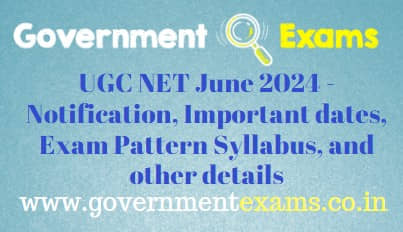 UGC-NET June 2024 Notification