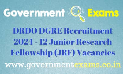 DRDO DGRE JRF Recruitment 2024