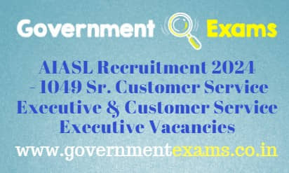 AIASL Customer Service Executive Notification