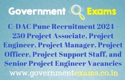 CDAC Pune Recruitment 2024